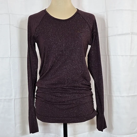 Athleta Speedlight Glow Top In Antique Burgundy - Picture 1 of 5